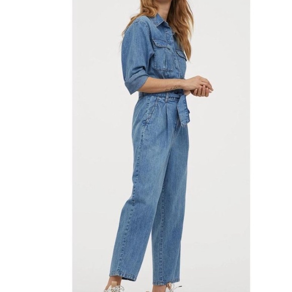 H&M Blue Denim Jumpsuit - Picture 2 of 8